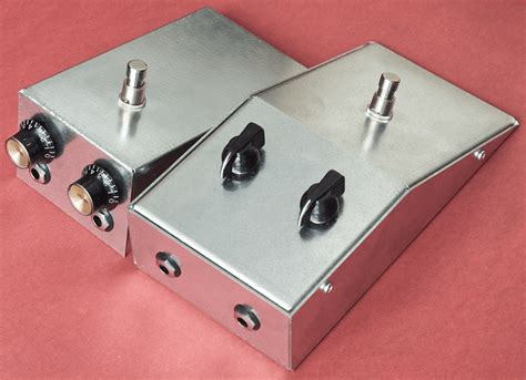 folded metal pedal enclosure|empty guitar pedal boxes.